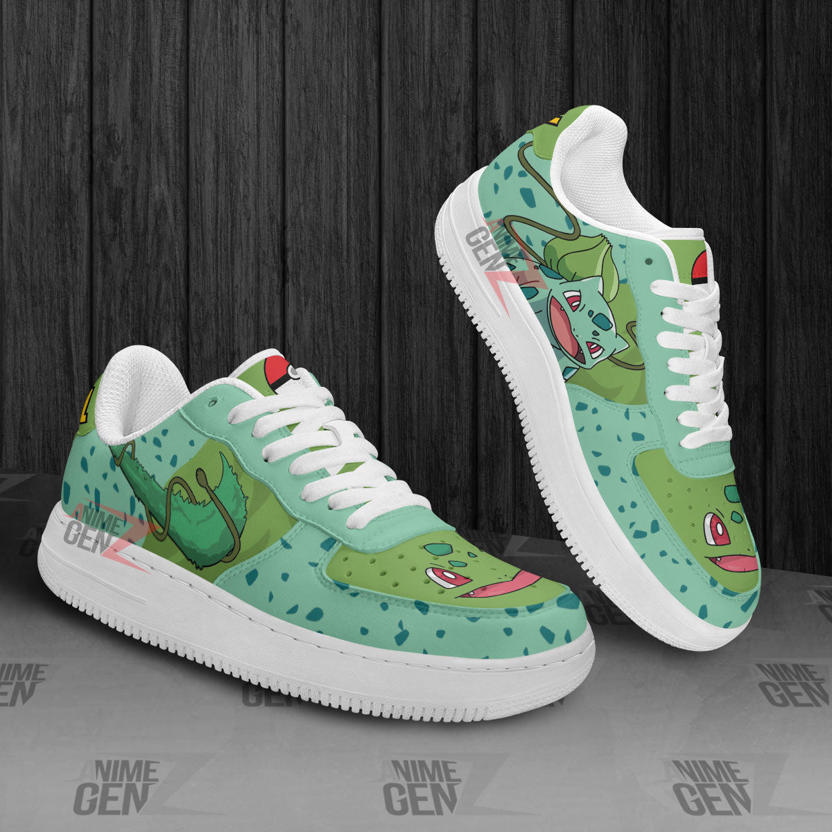 Pokemon Bulbasaur Air Sneakers Custom Anime Shoes