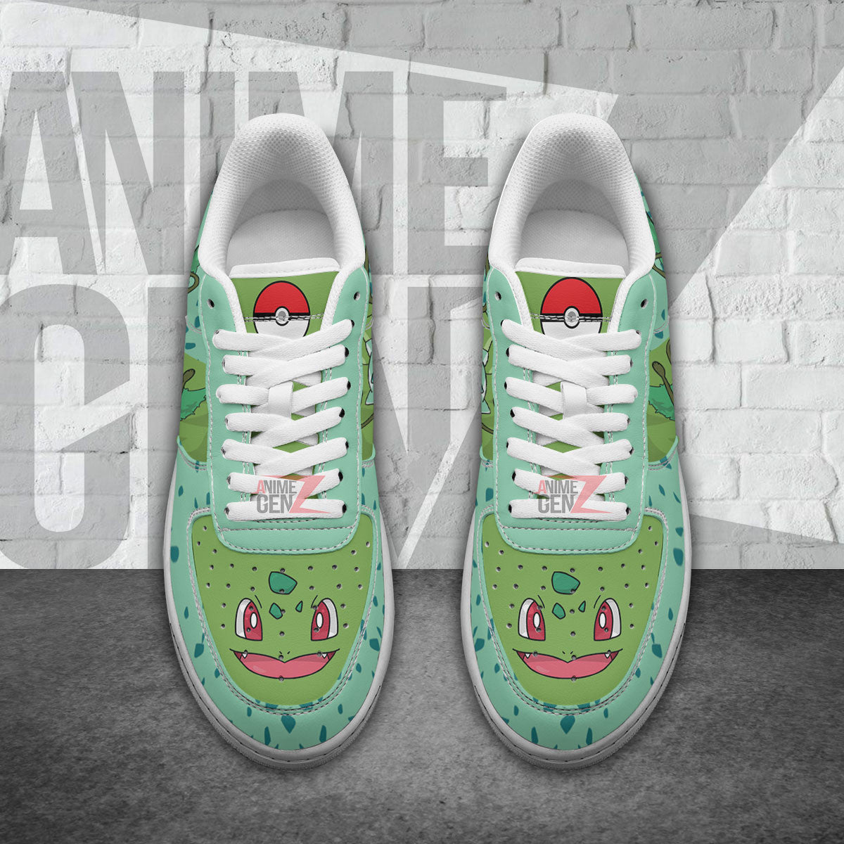 Pokemon Bulbasaur Air Sneakers Custom Anime Shoes