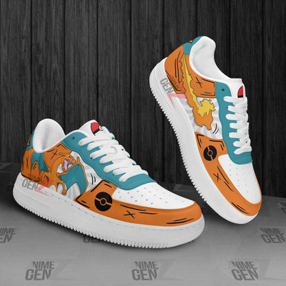 Pokemon Charizard Air Sneakers Custom Anime Shoes