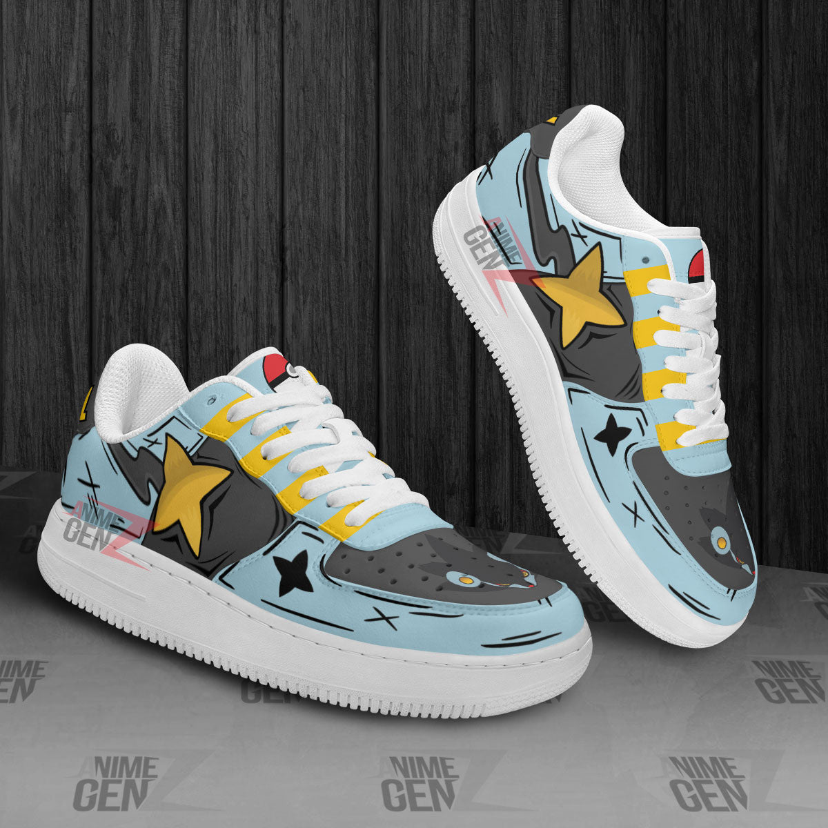 Pokemon Luxray Air Sneakers Custom Anime Shoes
