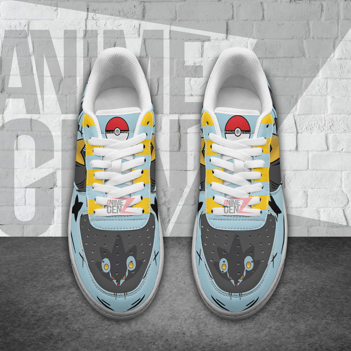 Pokemon Luxray Air Sneakers Custom Anime Shoes