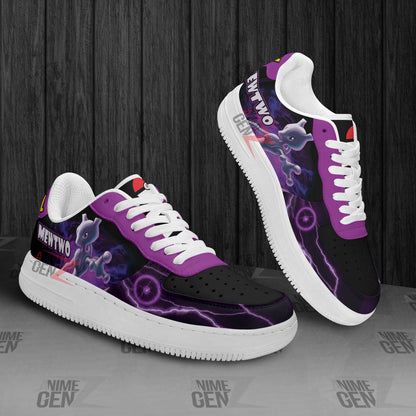 Pokemon Mewtwo Air Sneakers Custom Anime Shoes