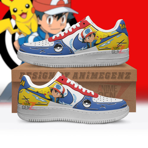 Pokemon Satoshi Air Sneakers Custom Anime Shoes