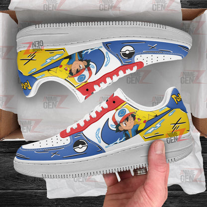Pokemon Satoshi Air Sneakers Custom Anime Shoes