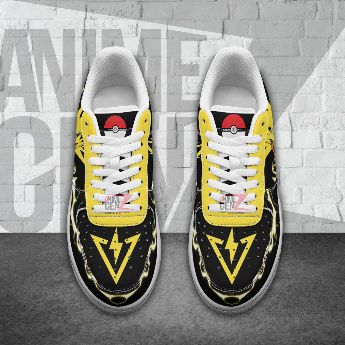 Pokemon Zapdos Air Sneakers Custom Anime Shoes