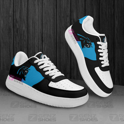 Carolina Panthers Air Sneakers NFL Custom Sports Shoes