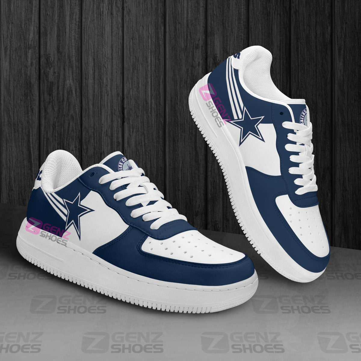 Dallas Cowboy Air Sneakers NFL Custom Sports Shoes