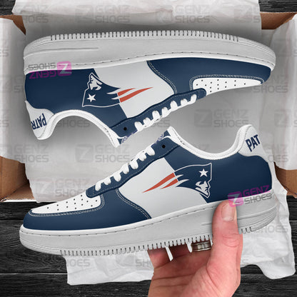 New England Patriots Air Sneakers NFL Custom Sports Shoes