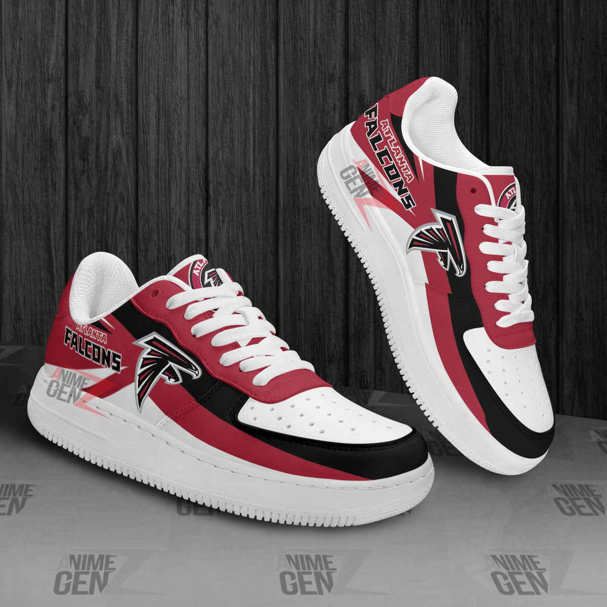 Atlanta Falcons Air Sneakers NFL Custom Sports Shoes