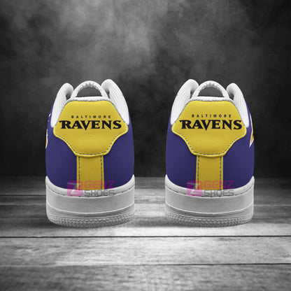 Baltimore Ravens Air Sneakers NFL Custom Sports Shoes