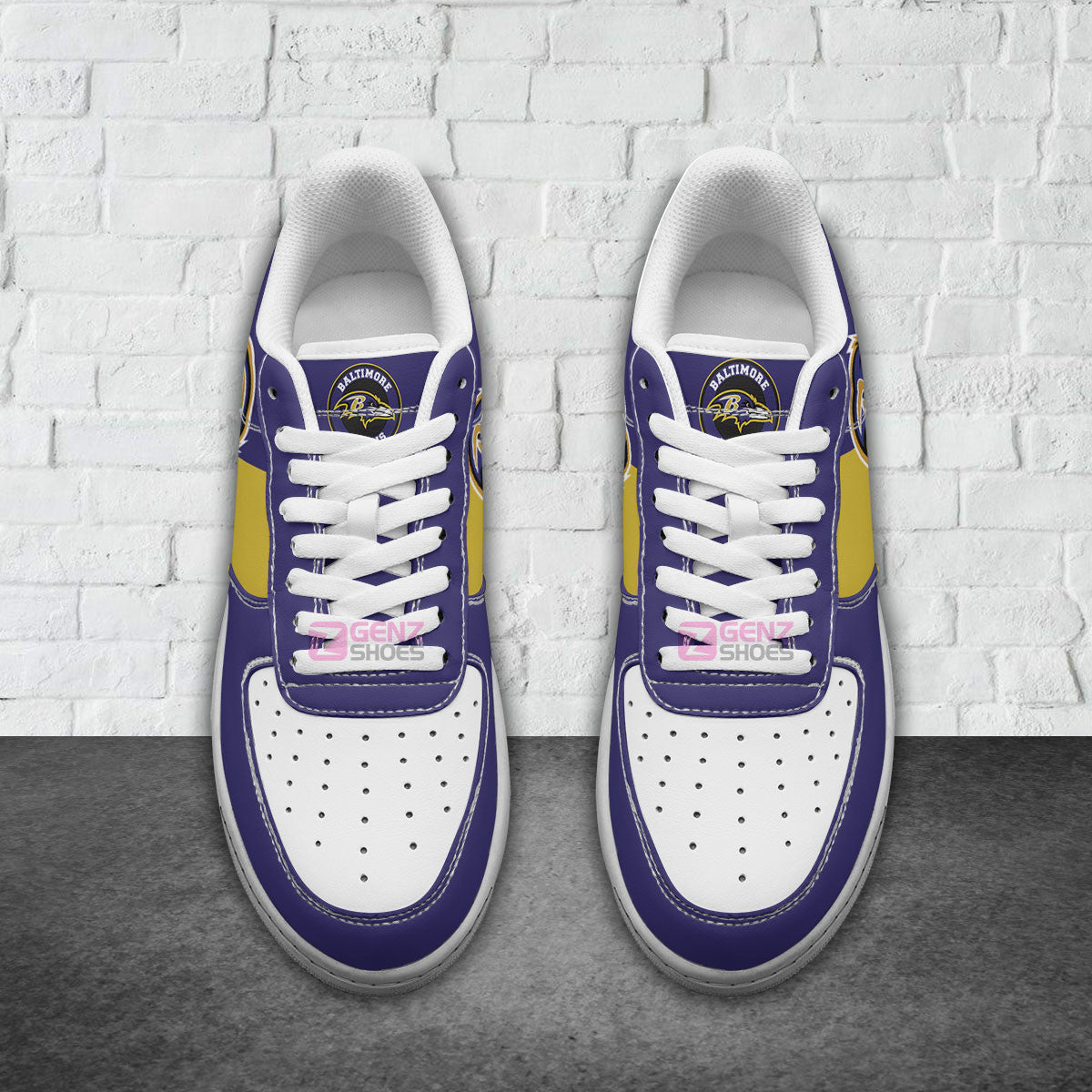 Baltimore Ravens Air Sneakers NFL Custom Sports Shoes