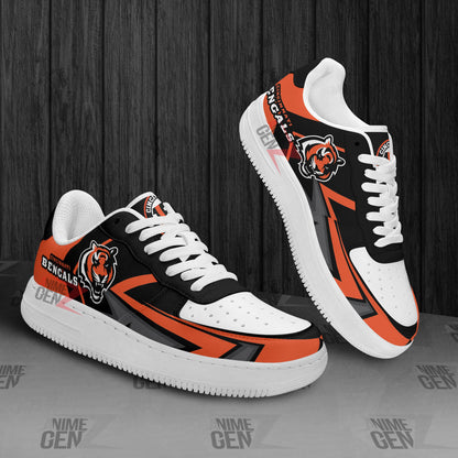 Cincinnati Bengals Air Sneakers NFL Custom Sports Shoes