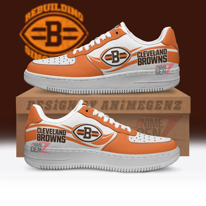 Cleveland Browns Air Sneakers NFL Custom Sports Shoes
