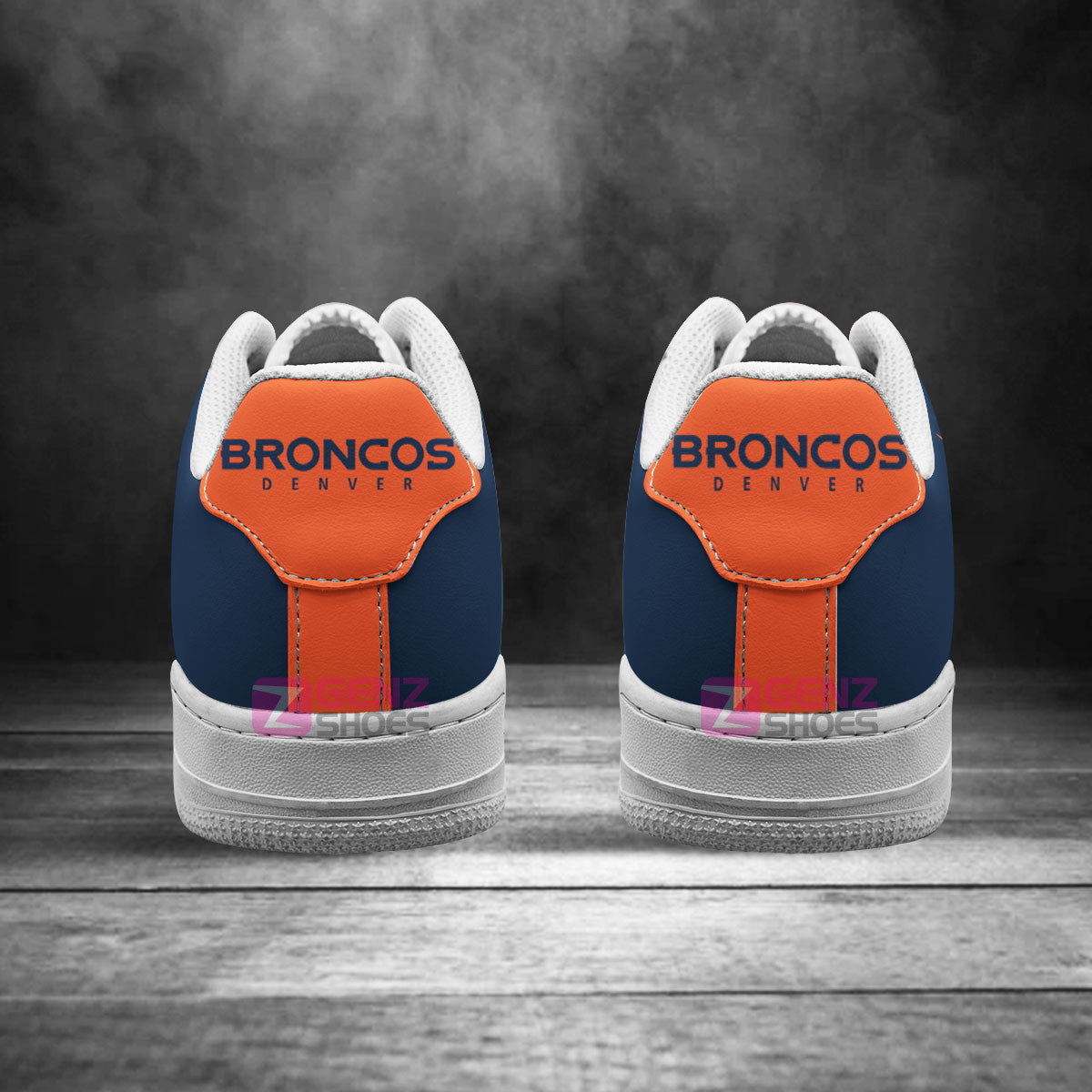 Denver Broncos Air Sneakers NFL Custom Sports Shoes
