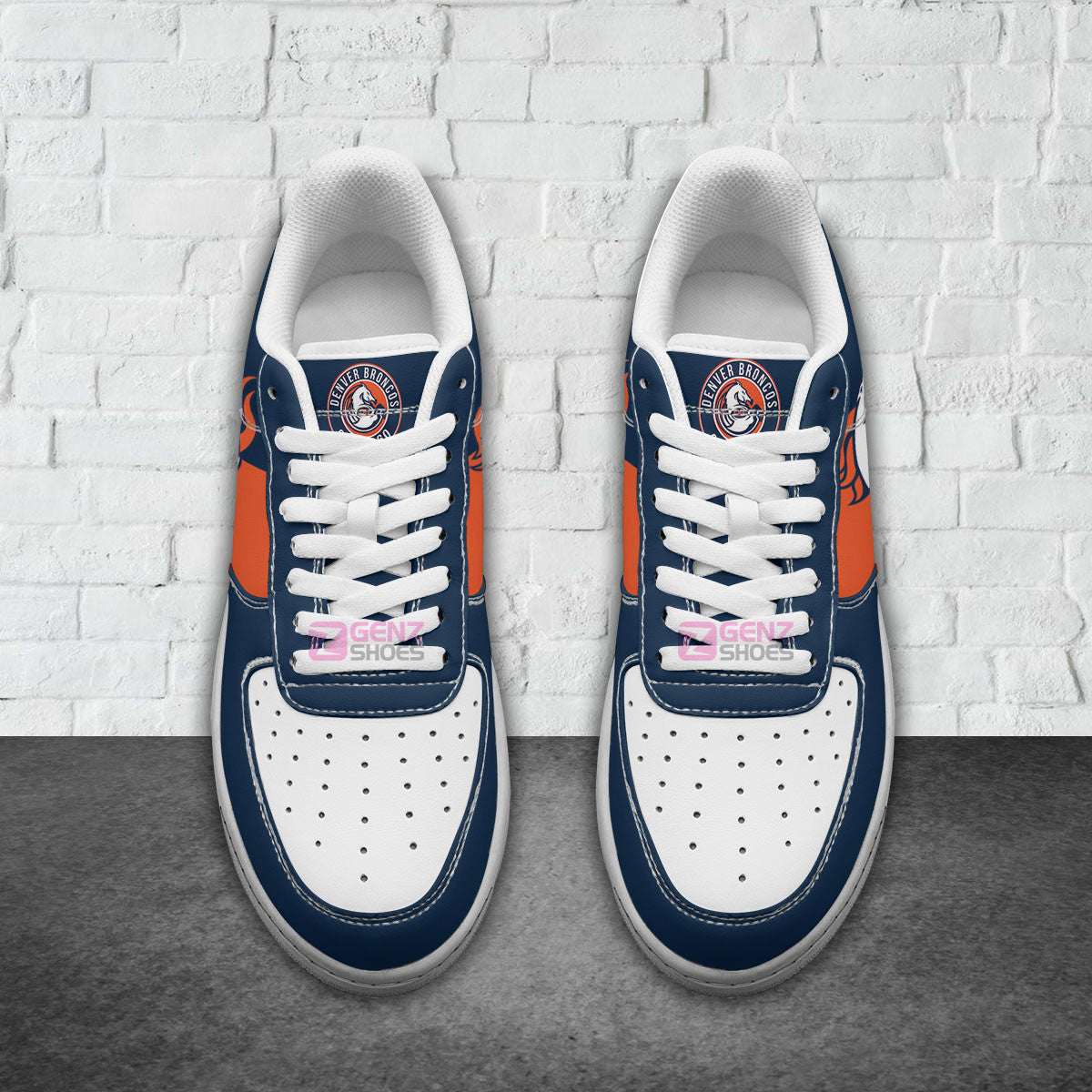Denver Broncos Air Sneakers NFL Custom Sports Shoes