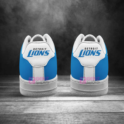 Detroit Lions Air Sneakers NFL Custom Sports Shoes