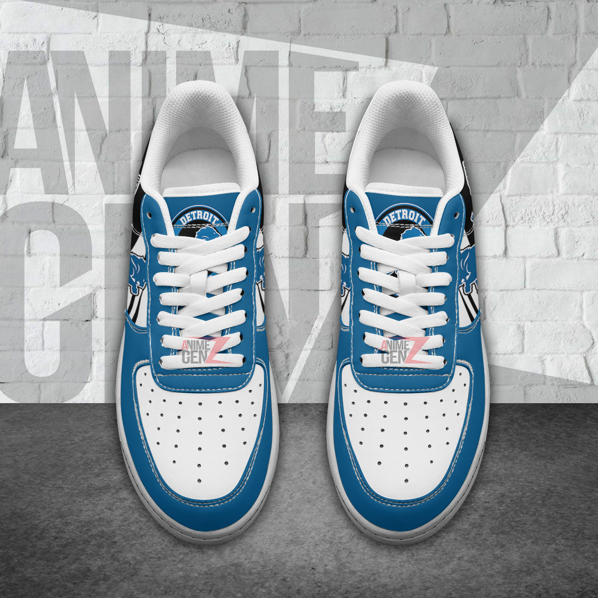 Detroit Lions Air Sneakers NFL Custom Sports Shoes