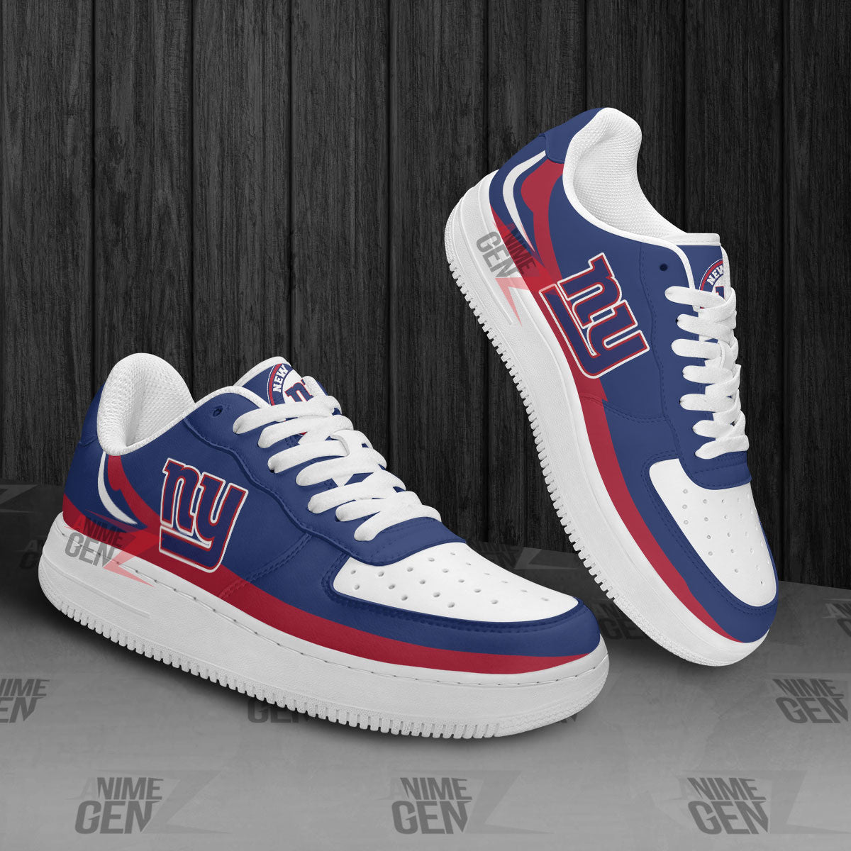 New York Gaints Air Sneakers NFL Custom Sports Shoes