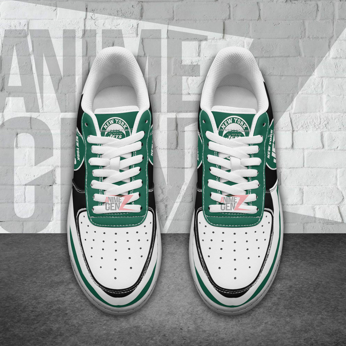 New York Jets Air Sneakers NFL Custom Sports Shoes