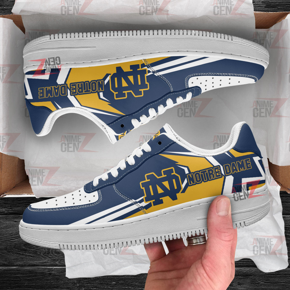 Notre Dame Fighting Irish Air Sneakers NFL Custom Sports Shoes