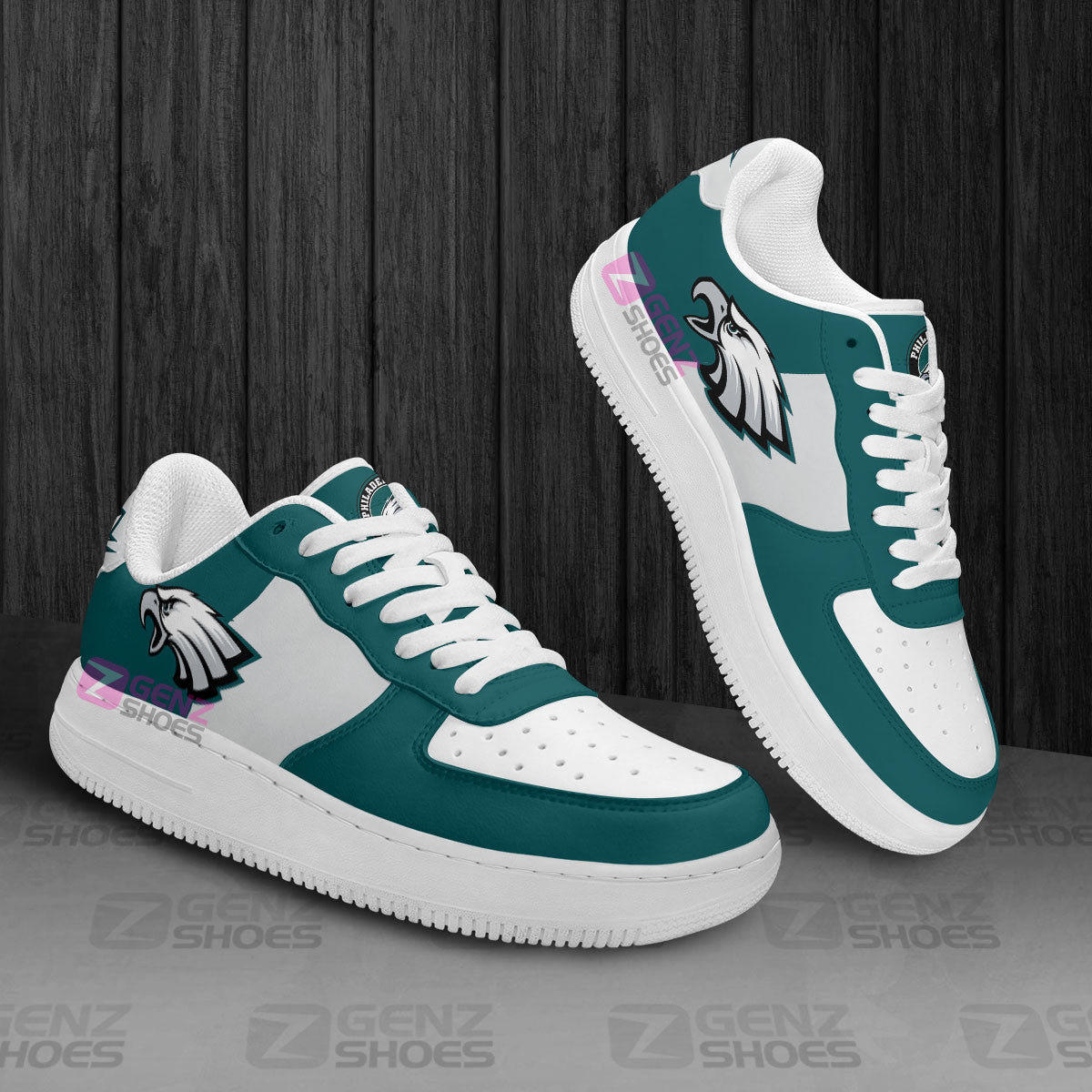 Philadelphia Eagles Air Sneakers NFL Custom Sports Shoes