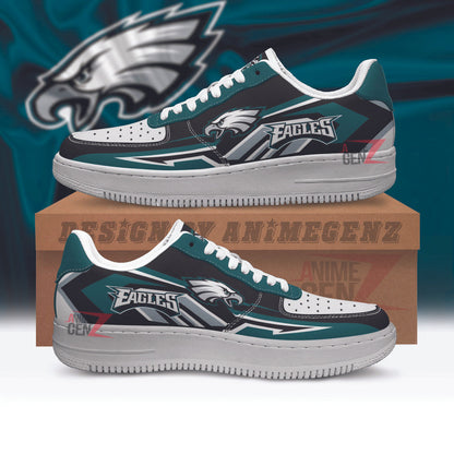 Philadelphia Eagles Air Sneakers NFL Custom Sports Shoes