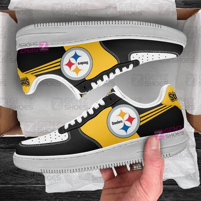 Pittsburgh Steelers Air Sneakers NFL Custom Sports Shoes