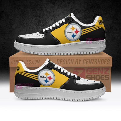 Pittsburgh Steelers Air Sneakers NFL Custom Sports Shoes