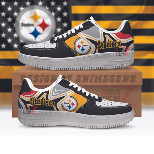 Pittsburgh Steelers Air Sneakers NFL Custom Sports Shoes