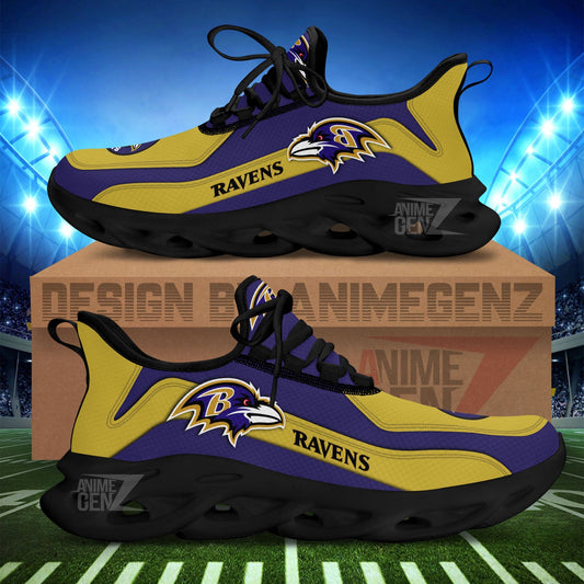 Baltimore Ravens Clunky Sneakers NFL Custom Sport Shoes