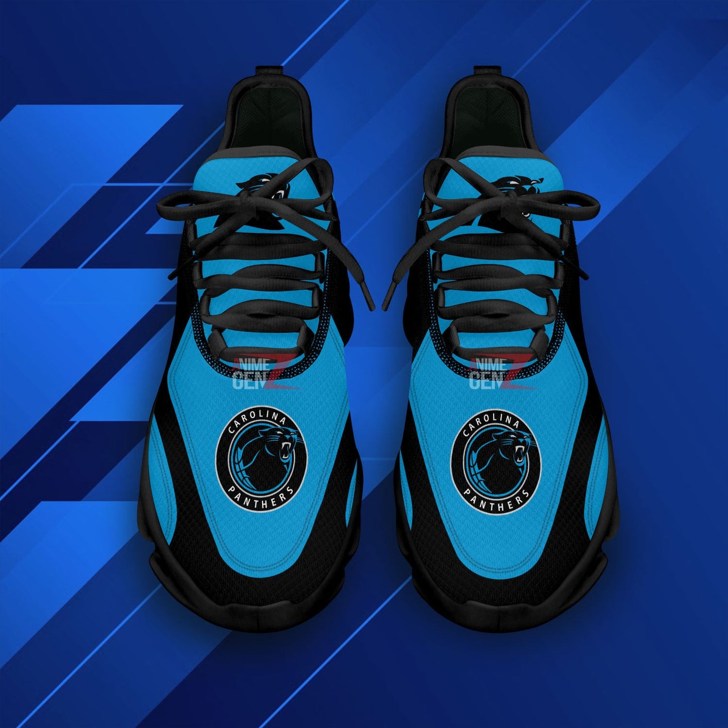 Carolina Panthers Clunky Sneakers NFL Custom Sport Shoes