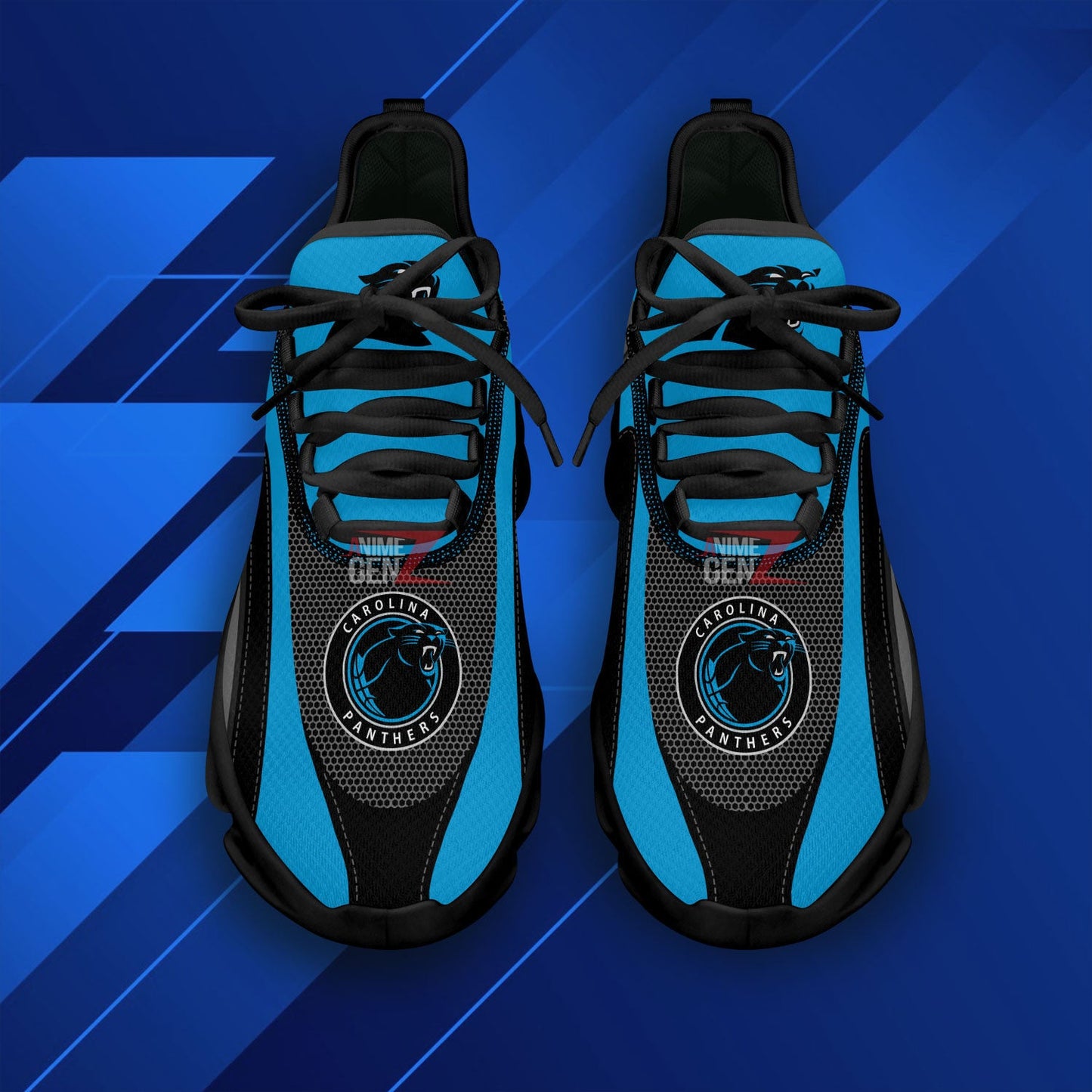 Carolina Panthers Clunky Sneakers NFL Custom Sport Shoes