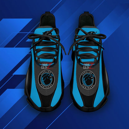 Carolina Panthers Clunky Sneakers NFL Custom Sport Shoes