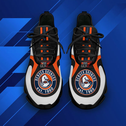 Denver Broncos Clunky Sneakers NFL Custom Sport Shoes