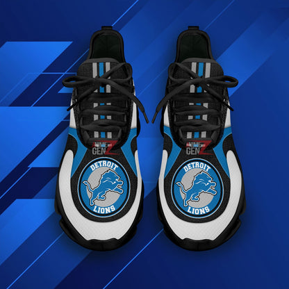 Detroit Lions Clunky Sneakers NFL Custom Sport Shoes