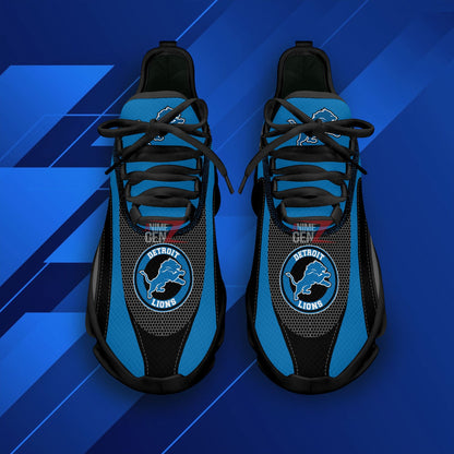 Detroit Lions Clunky Sneakers NFL Custom Sport Shoes