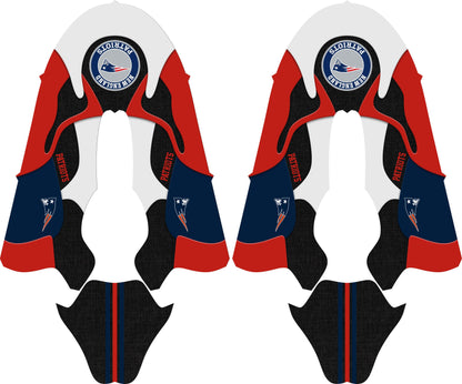 New England Patriots Clunky Sneakers NFL Custom Sport Shoes