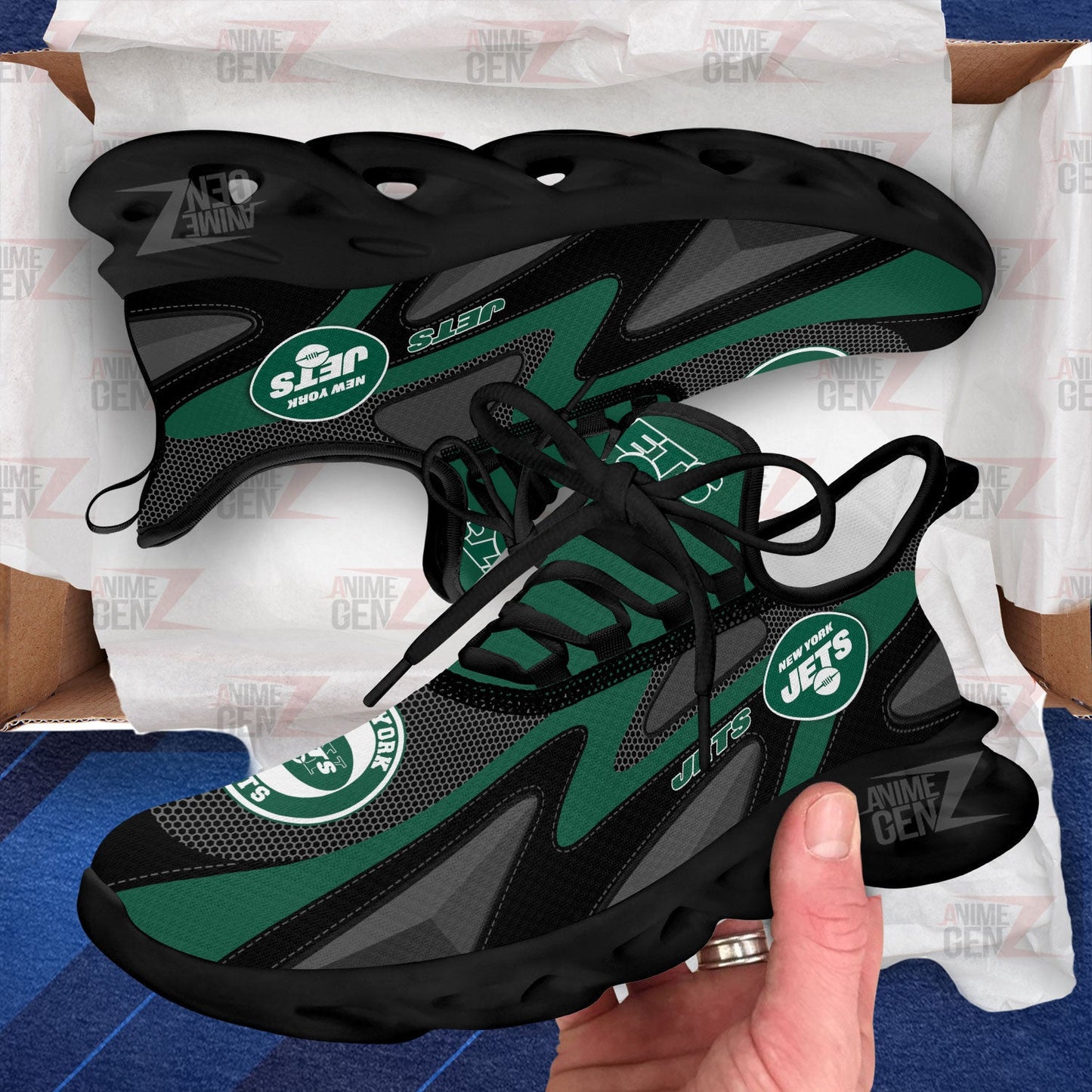 New York Jets Sneakers NFL Custom Sport Shoes