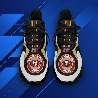 San Francisco 49ers Clunky Sneakers NFL Custom Sport Shoes