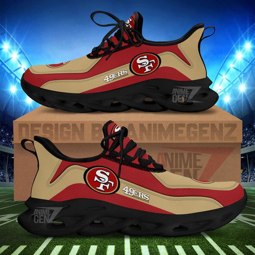 San Francisco 49ers Clunky Sneakers NFL Custom Sport Shoes