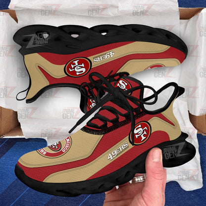 San Francisco 49ers Clunky Sneakers NFL Custom Sport Shoes