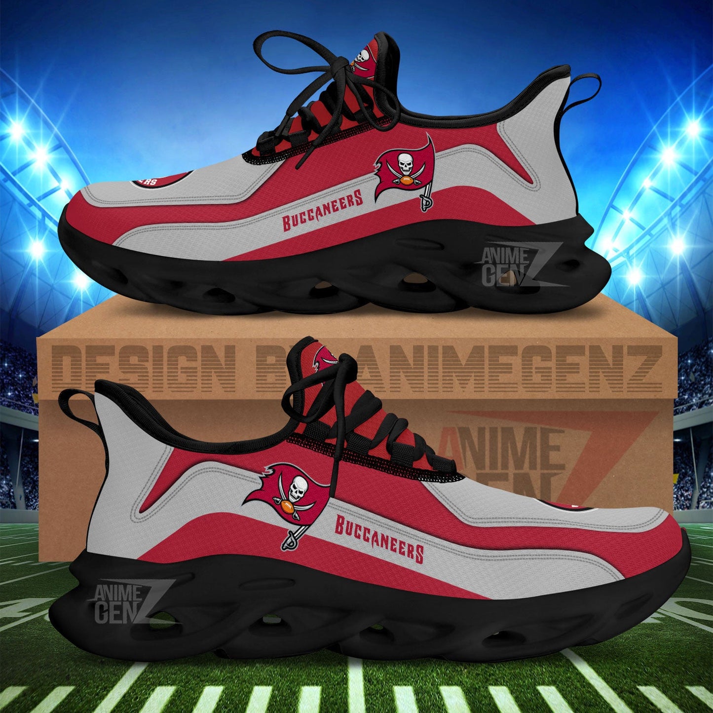 Tampa Bay Buccaneers Clunky Sneakers NFL Custom Sport Shoes