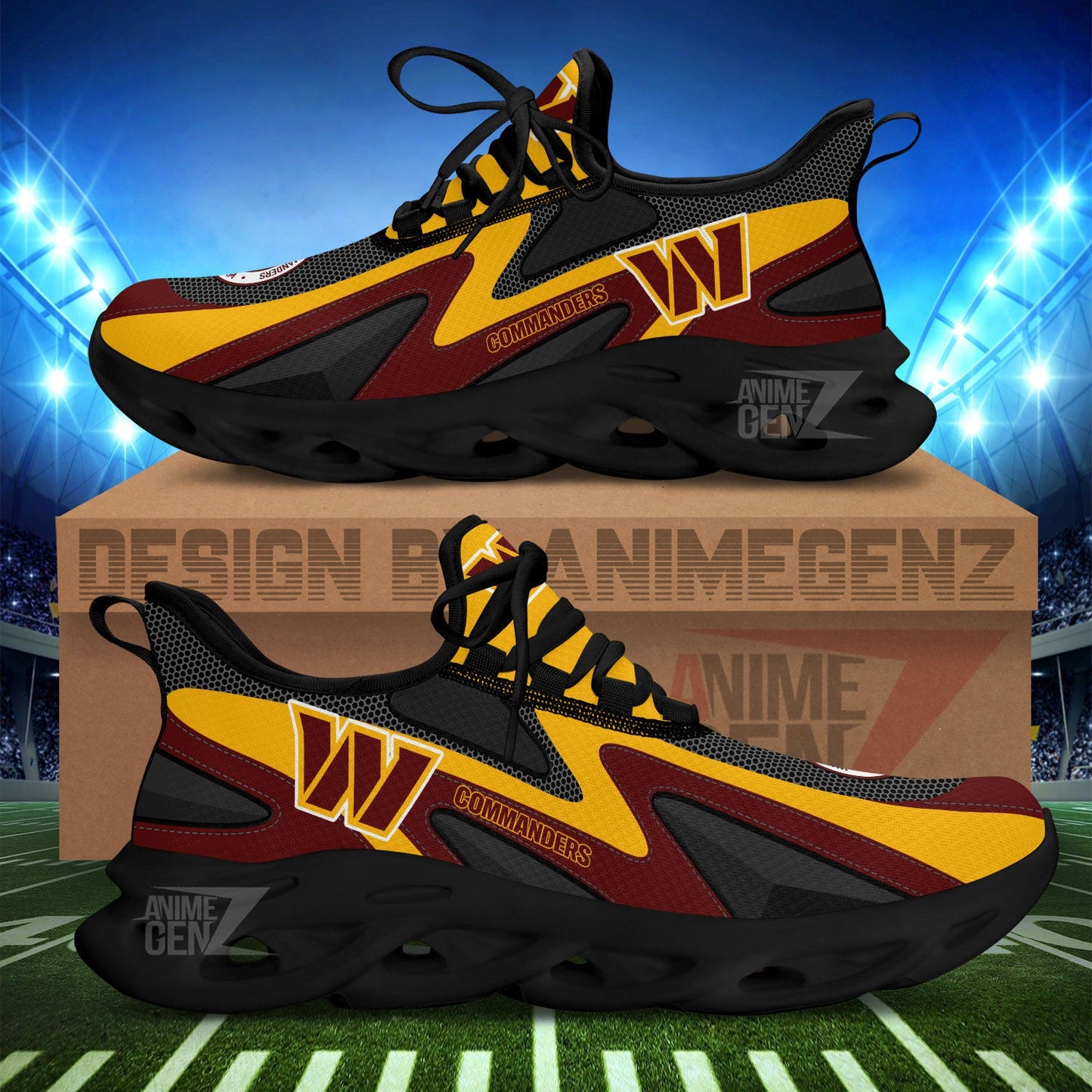 Washington Commanders Clunky Sneakers NFL Custom Sport Shoes