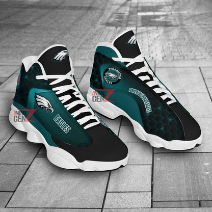 Philadelphia Eagles Air Jordan 13 Sneakers NFL Custom Sport Shoes