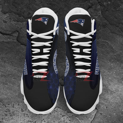 New England Patriots Air Jordan 13 Sneakers NFL Custom Sport Shoes