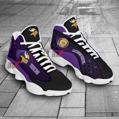 Minnesota Vikings Air Jordan 13 Sneakers NFL Custom Sport Shoes