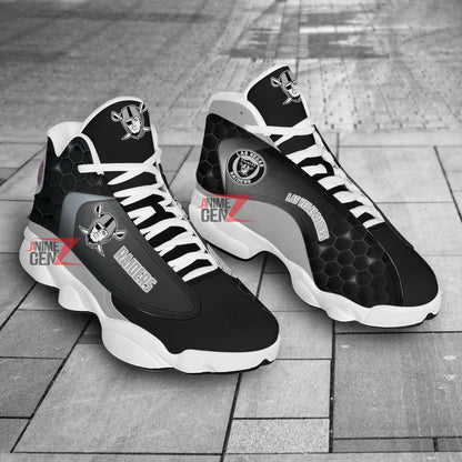 Las Vegas Raiders Air Jordan 13 Sneakers NFL Custom Sport Shoes