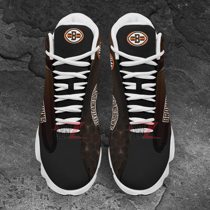 Cleveland Browns Air Jordan 13 Sneakers NFL Custom Sport Shoes