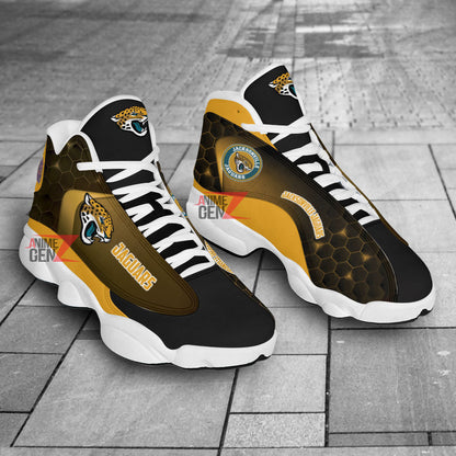 Jacksonville Jaguars Air Jordan 13 Sneakers NFL Custom Sport Shoes