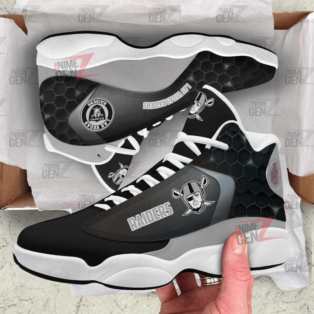 Las Vegas Raiders Air Jordan 13 Sneakers NFL Custom Sport Shoes